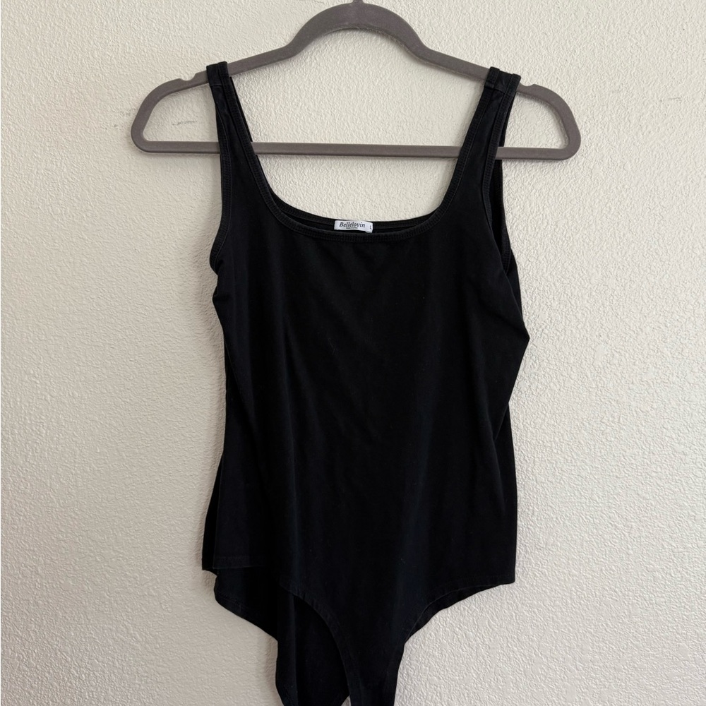 Classic Black Tank Top Bodysuit